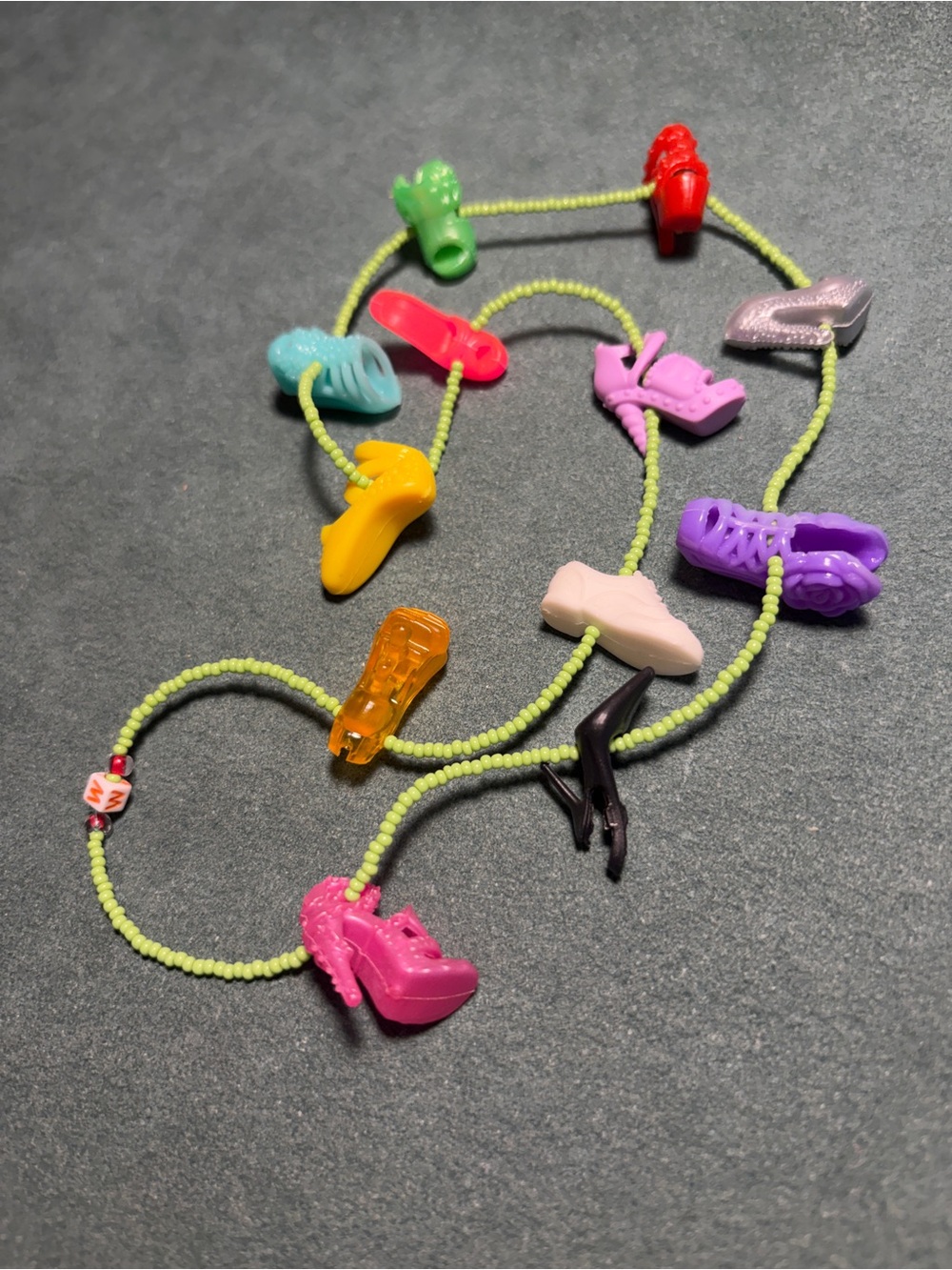 Barbie Shoe Necklace